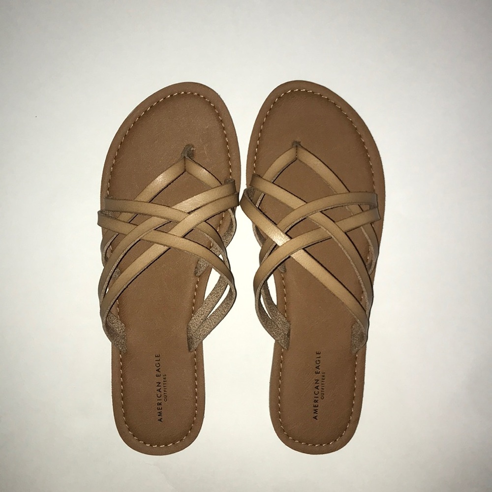 Anerican Eagle Outfitters Strappy Slide Sandals